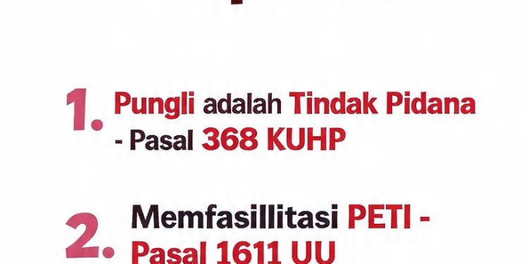 Pungli di Tambang Emas Tanpa Izin / PETI